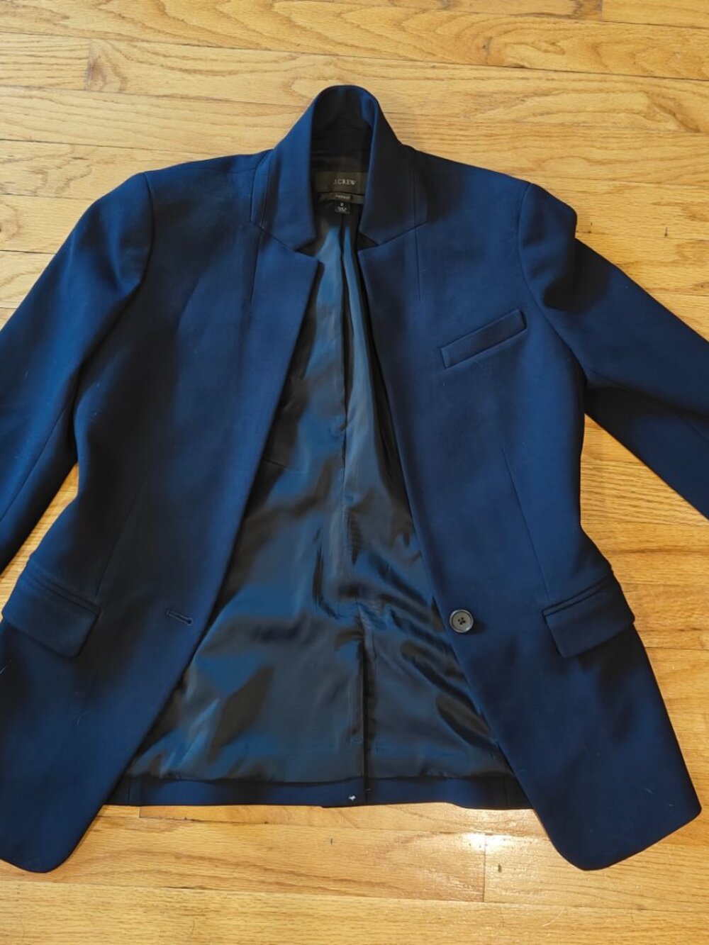 J. Crew Navy Regent Blazer Four Season Stretch